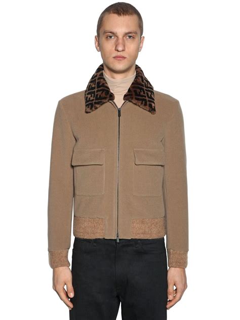 fendi bomber jacket women's|fendi bomber jacket men's.